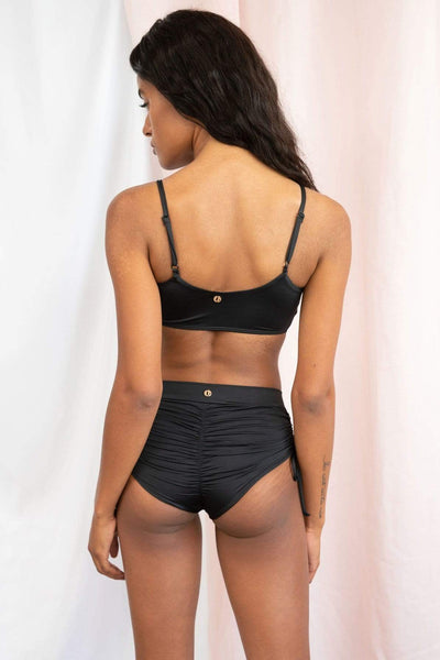 Layla Low Waist Bottoms Black Recycled – PoleActive