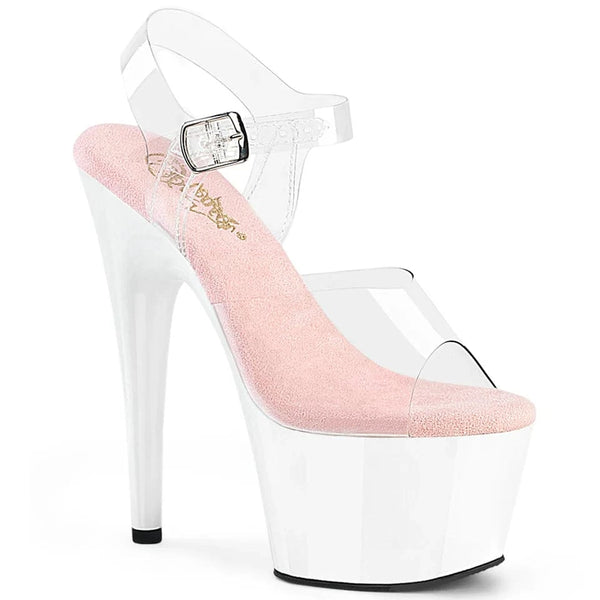 Pleaser Shoes Adore 708 White