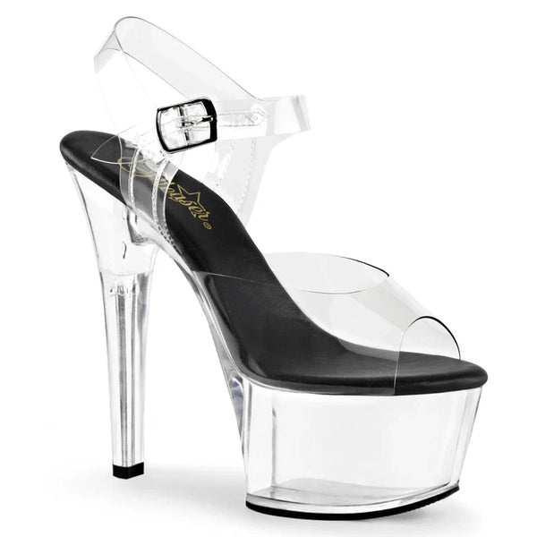 PLEASER Shoes Aspire 608 Clear