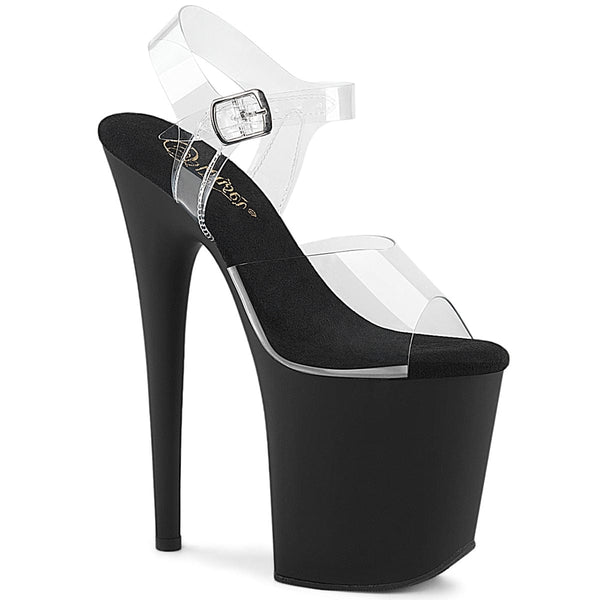 Pleaser Shoes Flamingo 808 Black Matte