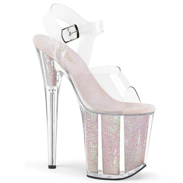 Pleaser Shoes Flamingo 808G Opal