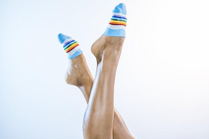 File:Rainbow Toe Sock Challenge.jpg - Wikimedia Commons